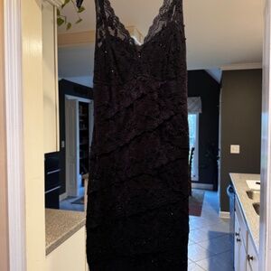 Black Beaded Dress